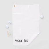 Serviette De Golf Tiger Woods Logo Golf Club Serviette (En situation)