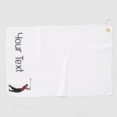 Serviette De Golf Tiger Woods Logo Golf Club Serviette (Horizontal)