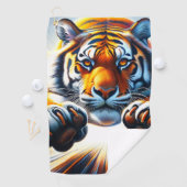 Serviette De Golf Tigre (En situation)