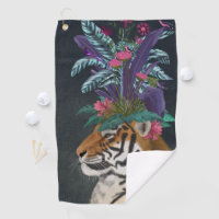 Tigre avec tête tropicale