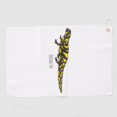 Serviette De Golf Tigre salamandre (Horizontal)