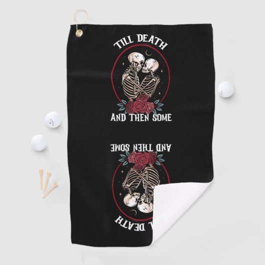 Serviette De Golf Till Death Golf Towel (En situation)