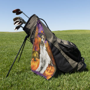 Serviette De Golf Tirelire Renard Terrier Chien Sorcière Halloween C