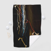 Serviette De Golf tireur noir (En situation)