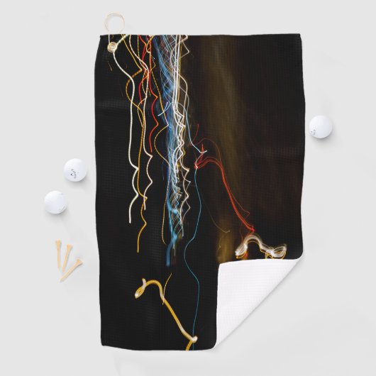 Serviette De Golf tireur noir (En situation)