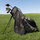 Serviette De Golf tireur noir (Vert)