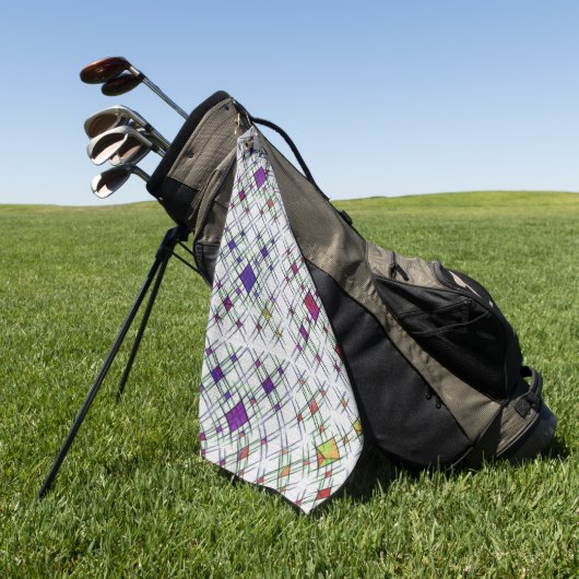 Serviette De Golf Tissu quantique (Vert)