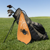 Serviette De Golf Toile d'araignée Halloween (Vert)
