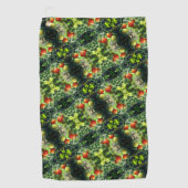 Serviette De Golf Tomates cerises de jardin Nature Abstraite (Devant)