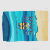 Serviette de golf TOP Plongée en apnée (Horizontal)