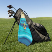 Serviette de golf TOP Plongée en apnée (Vert)