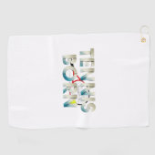 Serviette De Golf TOP Tennis Né (Horizontal)