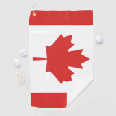 Serviette De Golf Torchon de golf du drapeau canadien (En situation)
