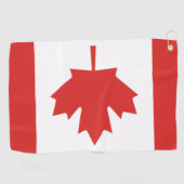 Serviette De Golf Torchon de golf du drapeau canadien (Horizontal)