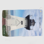 Serviette De Golf Torchon de golf du phare d'Olcott (Horizontal)