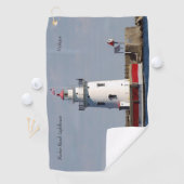 Serviette De Golf Torchon de golf Harbour Beach Lighthouse (En situation)