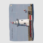 Serviette De Golf Torchon de golf Harbour Beach Lighthouse (Devant)