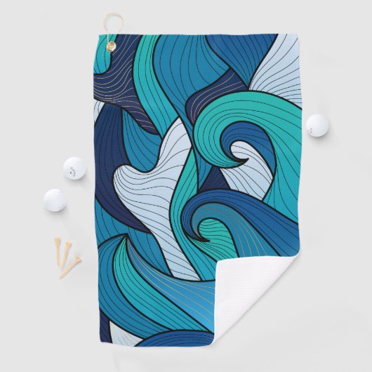 Serviette De Golf Torchon de golf - Mer (En situation)