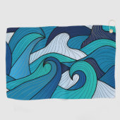 Serviette De Golf Torchon de golf - Mer (Horizontal)