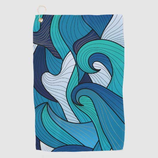 Serviette De Golf Torchon de golf - Mer (Devant)