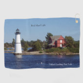 Serviette De Golf Torchon de golf Rock Island Light (Horizontal)