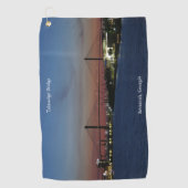 Serviette De Golf Torchon de golf Talmadge Bridge (Devant)