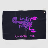 Serviette De Golf Torchon de golf violet Celtic Knot (Horizontal)