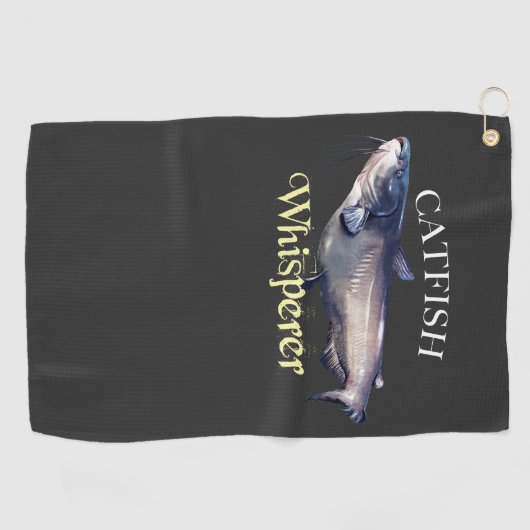 Serviette De Golf Torchon de pêche (Horizontal)