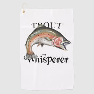 Serviette De Golf Torchon de pêche à la truite