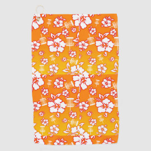 Serviette De Golf Torchon d'Orange Hawaiin