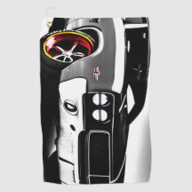 Torchon Turbo : Muscle Voiture Inspiré Golf Towel