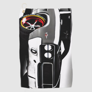 Serviette De Golf Torchon Turbo : Muscle Voiture Inspiré Golf Towel