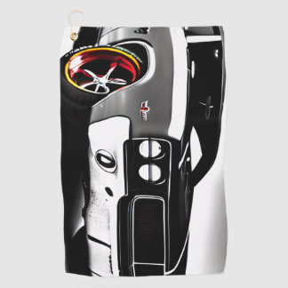 Serviette De Golf Torchon Turbo : Muscle Voiture Inspiré Golf Towel