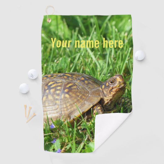 Serviette De Golf Tortue (En situation)