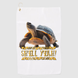 Serviette De Golf Tortue 001 Shell Ouais !