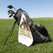 Serviette De Golf Tortue 001 Shell Ouais ! (Vert)