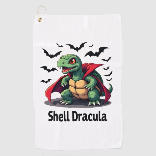 Serviette De Golf Tortue à dents pointues (Devant)
