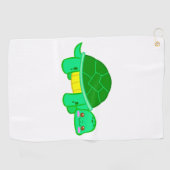 Serviette De Golf Tortue Aimer mignon animal (Horizontal)