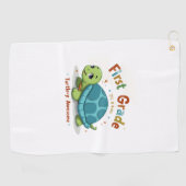 Serviette De Golf Tortue de première année incroyable 1ère année ret (Horizontal)