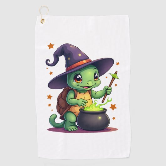 Serviette De Golf Tortue Hocus Shellcus (Devant)