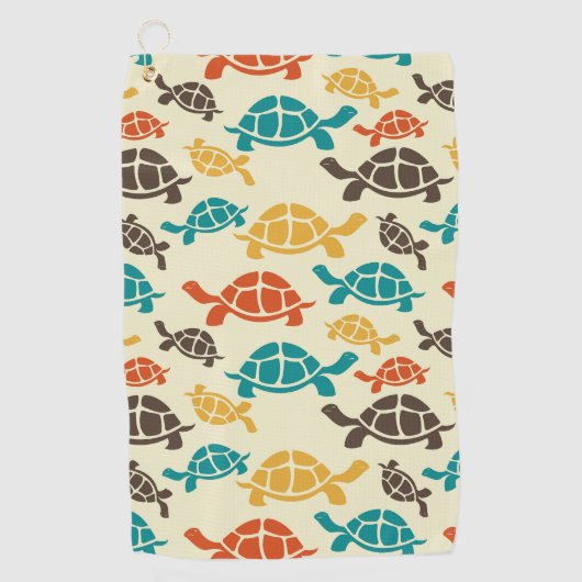 Serviette De Golf Tortue multicolore (Devant)