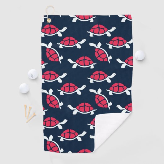 Serviette De Golf Tortue rouge (En situation)