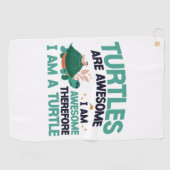 Serviette De Golf Tortues De Mer Sont (Horizontal)