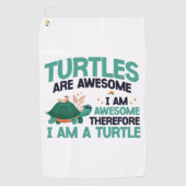 Serviette De Golf Tortues De Mer Sont (Devant)