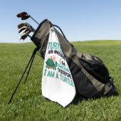 Serviette De Golf Tortues De Mer Sont (Vert)