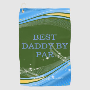 Serviette De Golf Touchez les liens avec papa : Meilleur papa Golf S