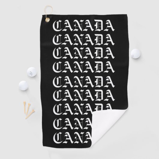 SERVIETTE DE GOLF TOUR DE GOLF CANADA (En situation)
