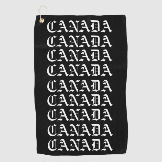SERVIETTE DE GOLF TOUR DE GOLF CANADA (Devant)