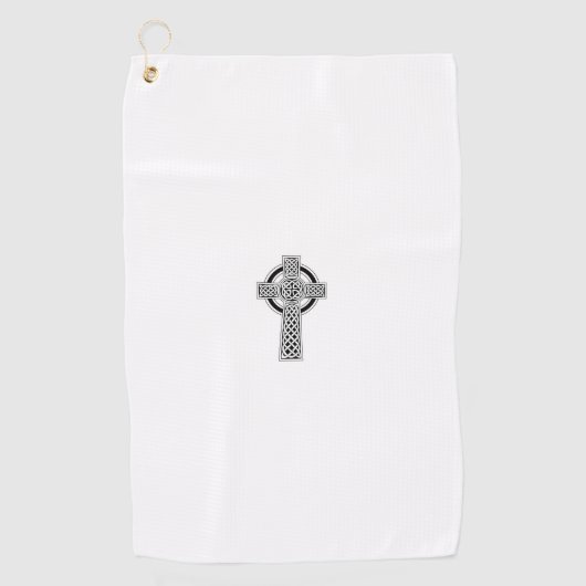 Serviette De Golf Tour de golf Celtic Cross (Devant)