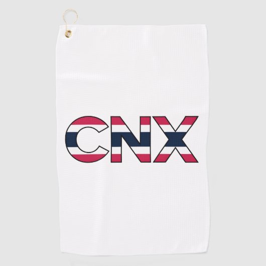 Serviette De Golf Tour de golf CNX (Devant)